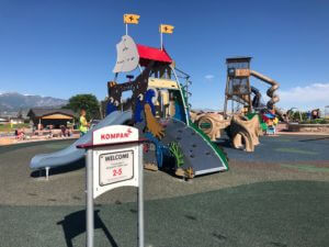 park with slide